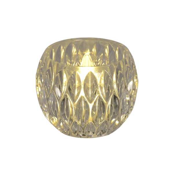 DECORACION LUMINOSA LED PLASTICO 6X6X5 BOLA