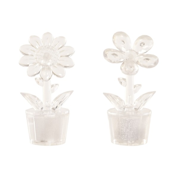 DECORACION LUMINOSA LED 4X4X11 FLOR 2 SURT.