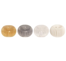 DECORACION LUMINOSA LED PLASTICO 6X6X3,5 4 SURT.