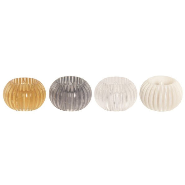 DECORACION LUMINOSA LED PLASTICO 6X6X3,5 4 SURT.