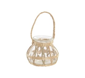 PORTAVELA CRISTAL MIMBRE 16X16X12 1.2L NATURAL
