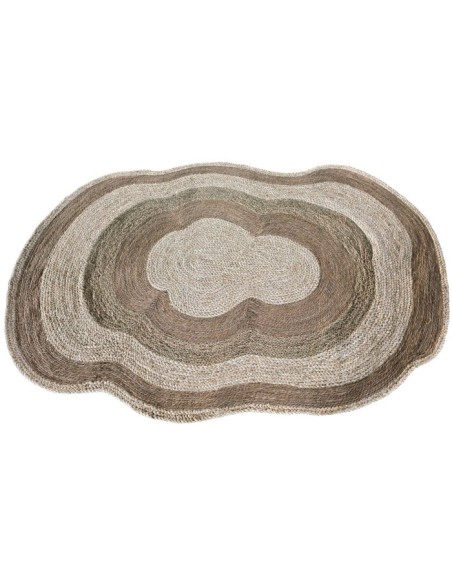ALFOMBRA FIBRA MAIZ 120X180 NATURAL BICOLOR