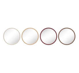 ESPEJO PS CRISTAL 42,5X2X42,5 BOLITAS 4 SURT.
