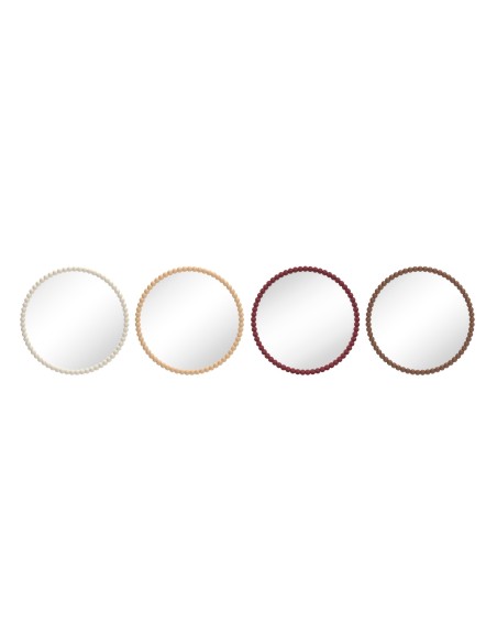 ESPEJO PS CRISTAL 42,5X2X42,5 BOLITAS 4 SURT.