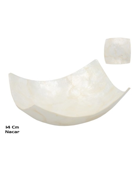 BOWL NACAR AQUATA 14X14CM