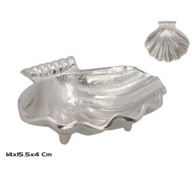 BANDEJA 15,5X14X4CM NIQUEL CONCHA