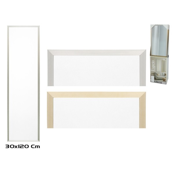 ESPEJO ROMINA 30X120CM 2 STD.