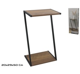 MESA AUXILIAR MDF+METAL C/2 ALTURAS SCOTT 29X20X50CM