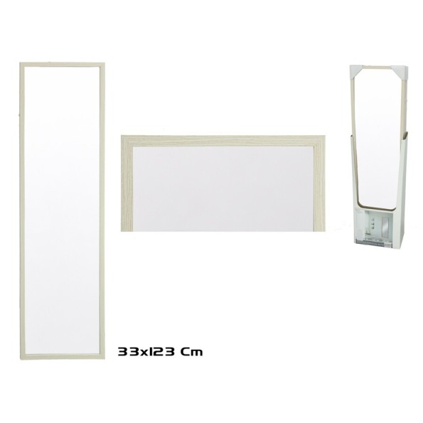 ESPEJO PUERTA NEWLINE 30X120CM NEGRO