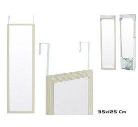 ESPEJO PUERTA C/COLGADOR NEWLINE 30X120CM BLANCO