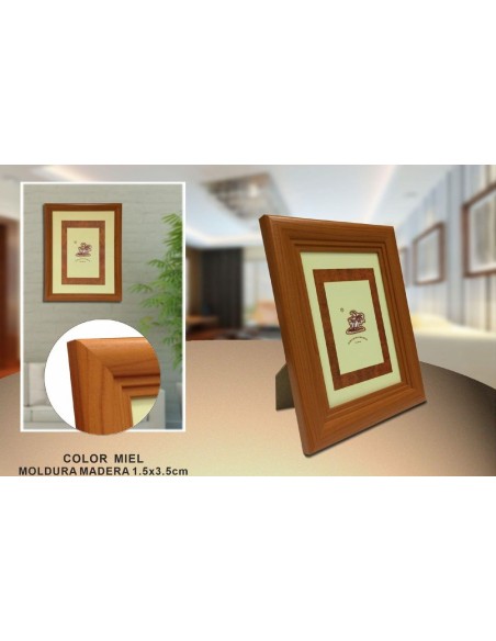 PORTAFOTO MADERA DM-804 10X15CM(24/72)
