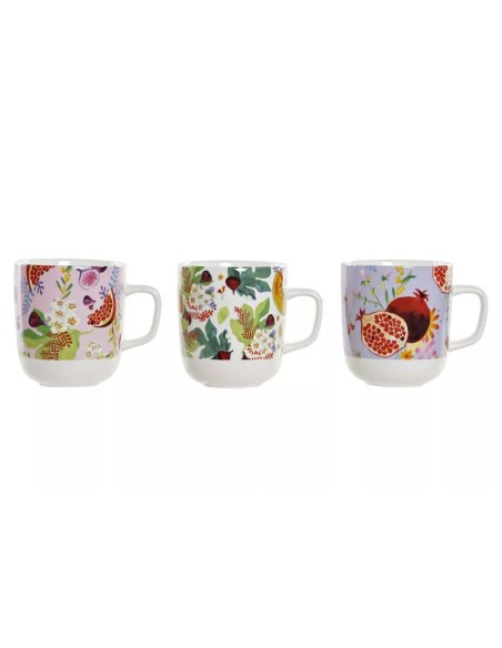 MUG PORCELANA 12X8,5X10 380ML, 3 SURT.