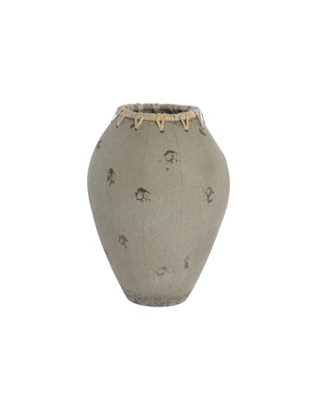 JARRON TERRACOTA 25X25X30 ASAS CRUDO