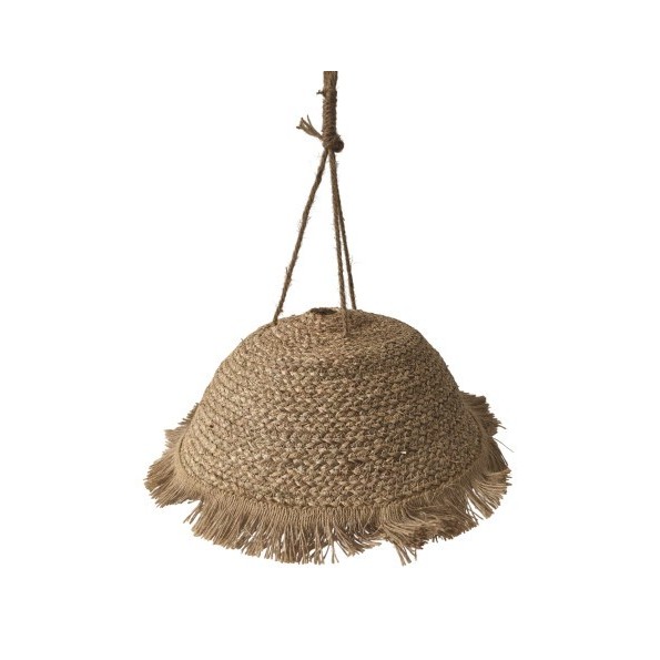 LAMPARA TECHO SEAGRASS 60X60X30 NATURAL MARRON