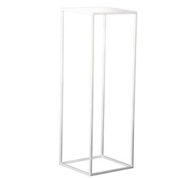 BASE CON APOYO CUADRADA 27X27 H80 BLANCA