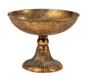 COPA METAL CON BASE DORADA 26X24 H18,5