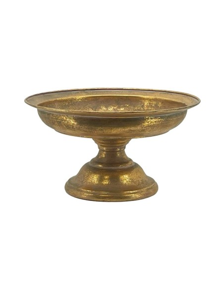 COPA ELEVADA FONDO ABOMBADO D36 H20 ORO METAL