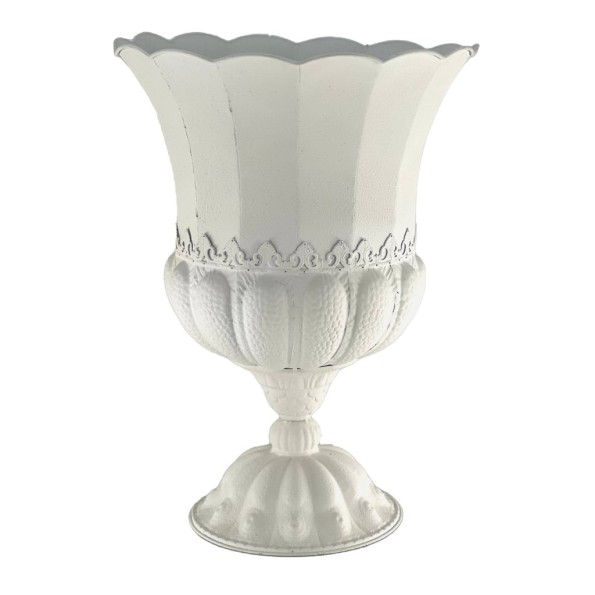 COPA CON BORDES ONDULADOS D41 H59 BLANCO