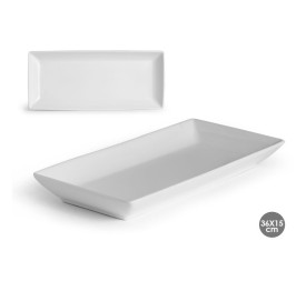 BANDEJA RECTANGULAR PORCELANA HONDO 36CM