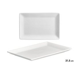BANDEJA PORCELANA RECTANGULAR 31CM