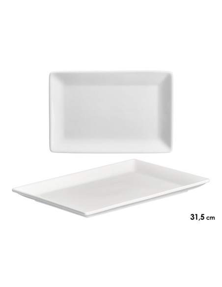 BANDEJA PORCELANA RECTANGULAR 31CM