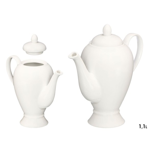 TETERA PORCELANA OVALADA 1100ML