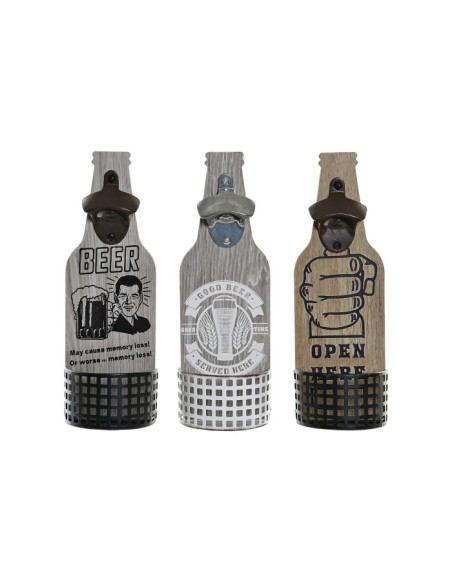 ABREBOTELLAS MDF HIERRO 10X6X30 3 SURTIDO