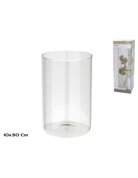 FLORERO TUBO CRISTAL ANAIS 10X30 CM