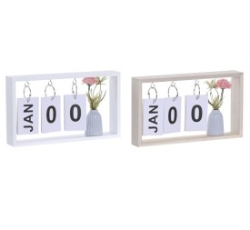 CALENDARIO MDF 24X4X14 JARRONCITO FLOR 2 SURT.