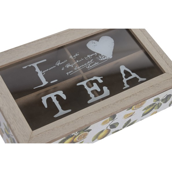 CAJA INFUSIONES MDF CRISTAL 24X14X7 LIMONES