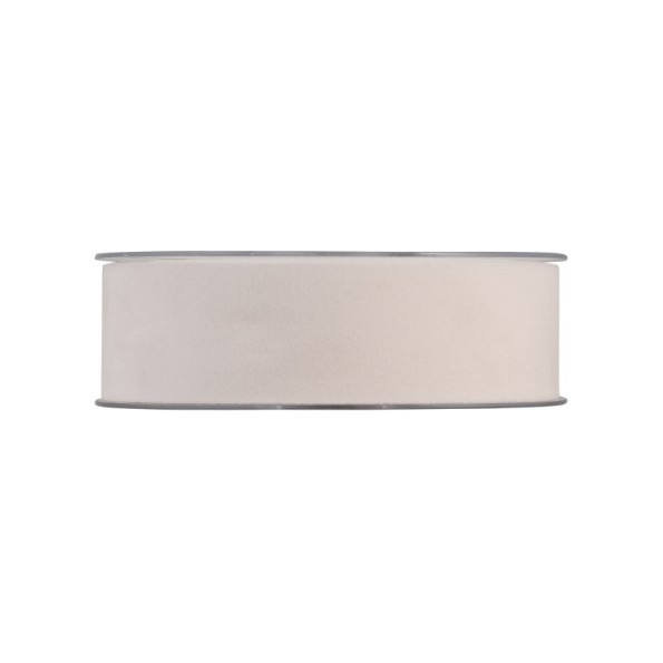 CINTA DE TERCIOPELO 40X15 BLANCO