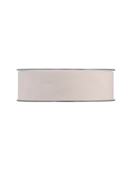 CINTA DE TERCIOPELO 40X15 BLANCO