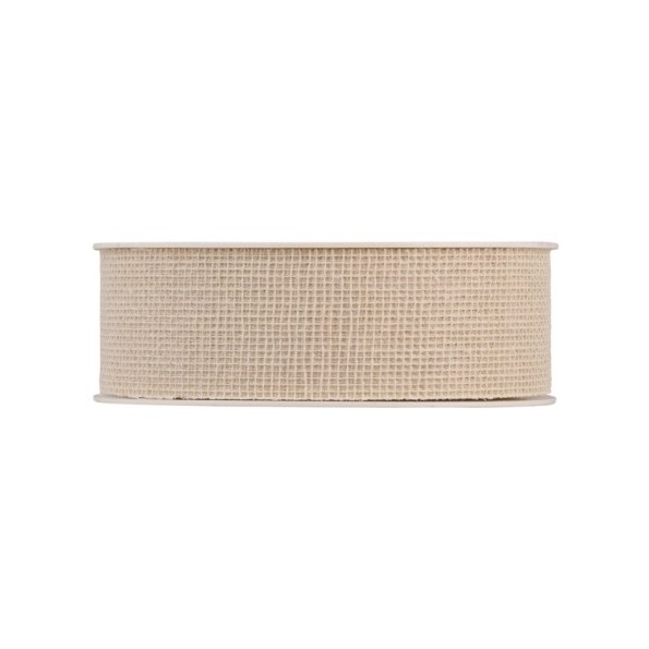 CINTA DE ALGODON 40MM X 20MT CREMA
