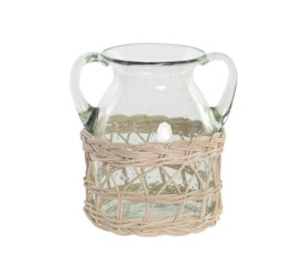 JARRON CRISTAL MIMBRE 16X12X17 2 ASAS NATURAL