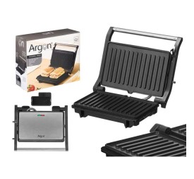 PARRILLA DOBLE PRESION MEDIA NEGRA 1000W