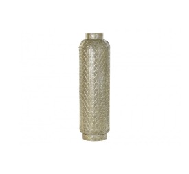 LAMPARA PIE METAL 29X29X100 DESGASTADO DORADO