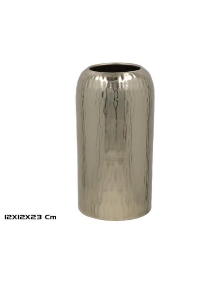 JARRON DECORATIVO ORO 12X12X23CM