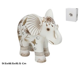 ELEFANTE FELIZ GOLDRIN 18.5X9.5X15.5CM