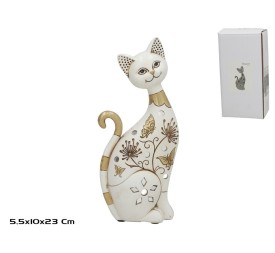 GATO PIE GOLDRIN 10X5.5X23CM BLANCO