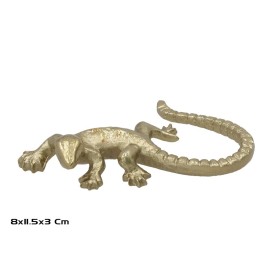 FIGURA DECORATIVA 11,5X8X3CM DORADO LAGARTO