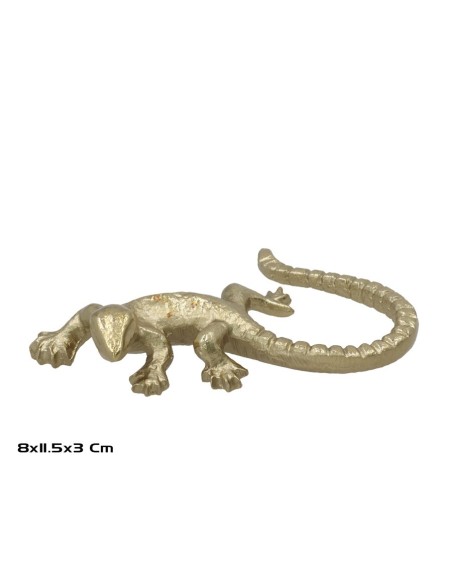 FIGURA DECORATIVA 11,5X8X3CM DORADO LAGARTO