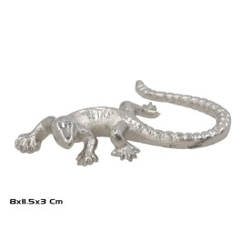 FIGURA DECORATIVA 11,5X8X3CM NIQUEL LAGARTO