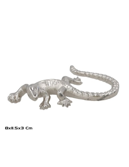 FIGURA DECORATIVA 11,5X8X3CM NIQUEL LAGARTO