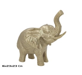 ELEFANTE 23X16X23CM DORADO ALINA