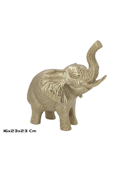 ELEFANTE 23X16X23CM DORADO ALINA