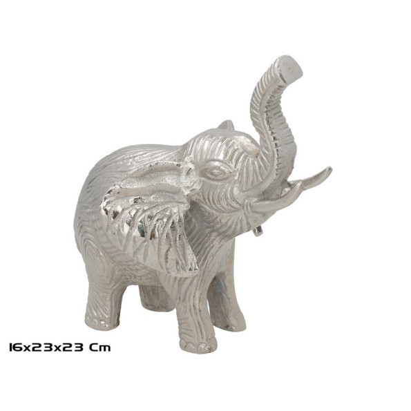 ELEFANTE 23X16X23CM NIQUEL ALINA