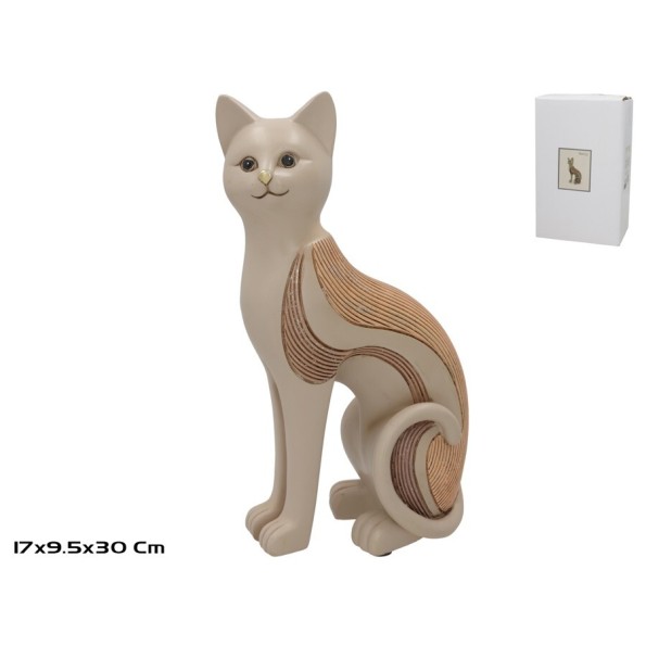 GATO RESINA NEFTIS 17X9.5X30CM