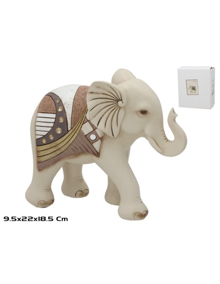 ELEFANTE RESINA NEFTIS 22X9.5X18.5CM
