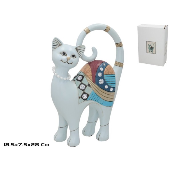 GATO RESINA KEFERA 18.5X7.5X28CM