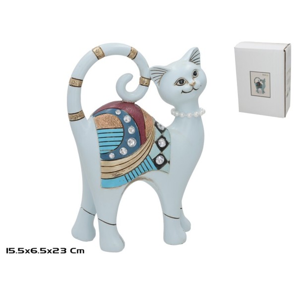 GATO RESINA KEFERA 15.5X6.5X23CM